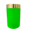 pote de 1 kilo verde com tampa dourada