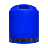 Tampas 28/410 - Caixa com 50 tampas - 2-Disk Top Azul com Filete Dourado
