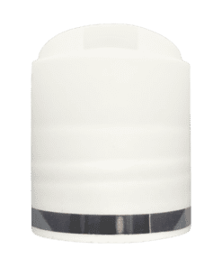 Tampas 28/410 - Caixa com 50 tampas - 6-Disk Top Branco com Filete Prata