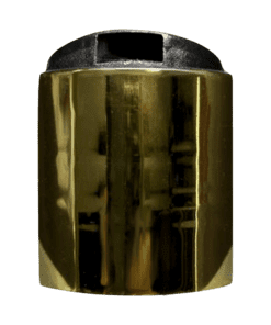 Tampas 28/410 - Caixa com 50 tampas - 12-Disk Top Hot Dourado com Moeda Preta