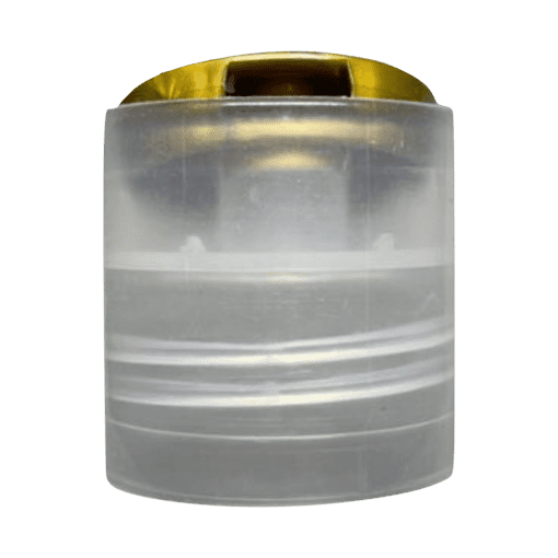 Tampas 28/410 - Caixa com 50 tampas - 27-Disk Top Natural com Moeda Dourada
