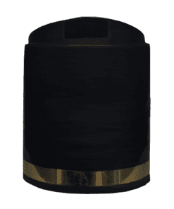 Tampas 28/410 - Caixa com 50 tampas - 33-Disk Top Preta com Filete Dourado