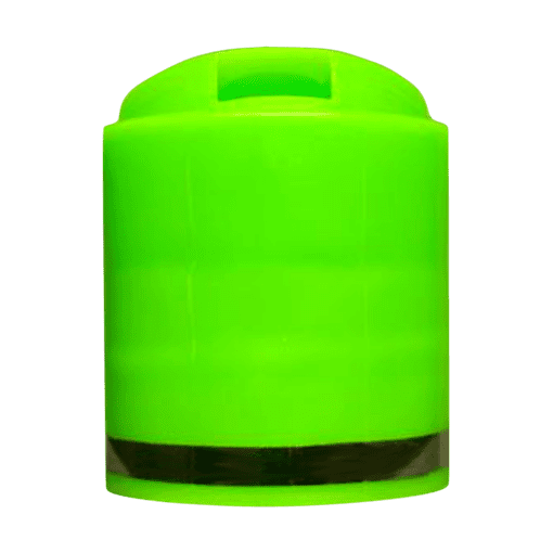 Tampas 28/410 - Caixa com 50 tampas - 36-Disk Top Verde Citrus com Filete Dourado