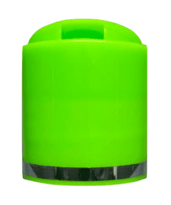 Tampas 28/410 - Caixa com 50 tampas - 37-Disk Top Verde Citrus com Filete Prata