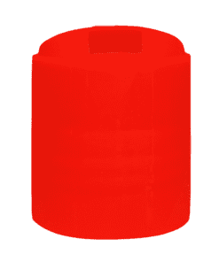 Tampas 28/410 - Caixa com 50 tampas - 40-Disk Top Vermelho