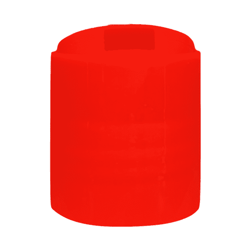 Tampas 28/410 - Caixa com 50 tampas - 40-Disk Top Vermelho