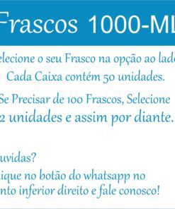 Frascos 1000ml , varios modelos e cores