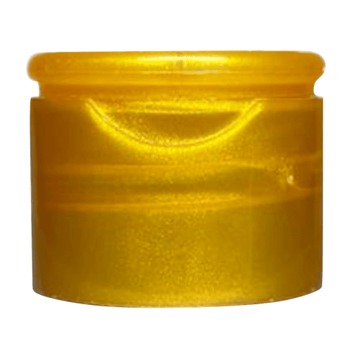 Tampas 28/410 - Caixa com 50 tampas - 43-Flip-Top 24-410 Dourada