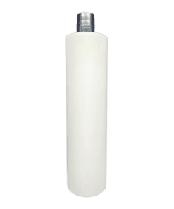 Frasco de 1000ml Branco L com Hot Prata e Moeda Branca para Cosméticos
