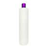 Frasco de 1000ml Branco L com Hot Roxo e Moeda Branca para Cosméticos