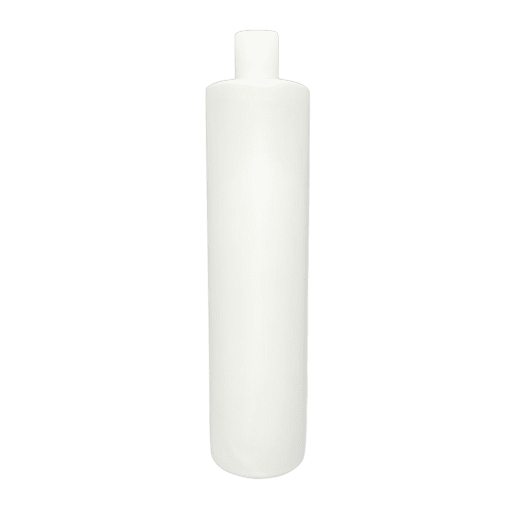 Frasco de 1000ml Branco L com Tampa Branca para Cosméticos