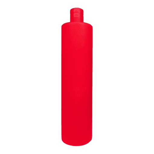 Frasco de 1000ml Vermelho com Tampa Vermelha para Cosméticos
