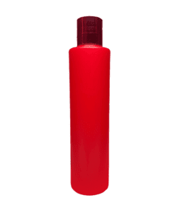 Frasco de 300ml para cosméticos, vermelho com hot vermelho e moeda branco pérola