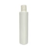 Frasco de 300ml para cosméticos, branco pérola, com tampa branca pérola