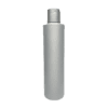 Frasco de 300ml para cosméticos, prata, com tampa prata