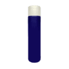 Frasco de 300ml para cosméticos, azul marinho, com tampa alta premium branca
