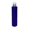 Frasco de 300ml para cosméticos, azul marinho, com tampa natural