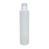 Frasco de 300ml para cosméticos, natural com tampa natural e moeda lilás