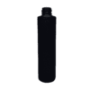 Frasco de 300ml para cosméticos, preto, sem tampa