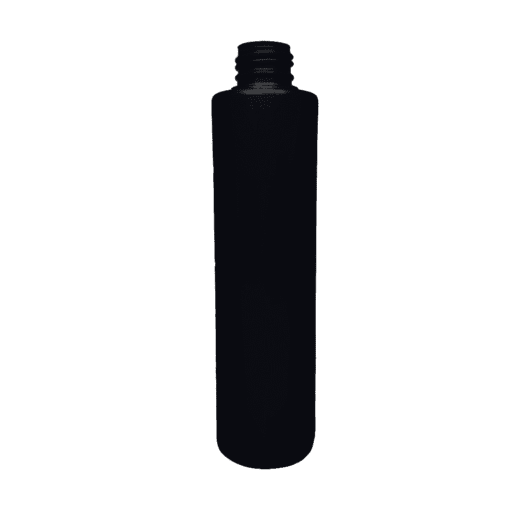 Frasco de 300ml para cosméticos, preto, sem tampa