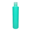 Frasco de 300ml para cosméticos, verde água, com tampa natural