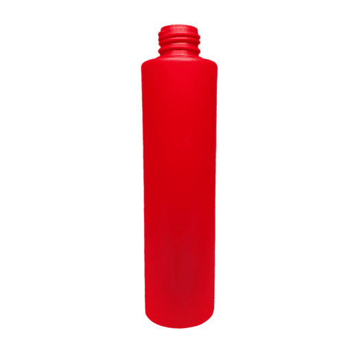 Frasco de 300ml para cosméticos, vermelho, sem tampa