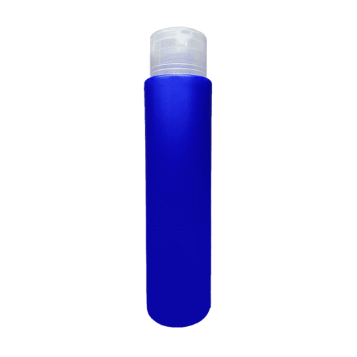 Frasco 500ml Azul Pérola com Tampa Alta Natural