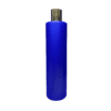 Frasco 500ml Azul Pérola com Tampa Branca e Hot Dourado