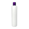Frasco 500ml Branco com Tampa Branca e Hot Roxo