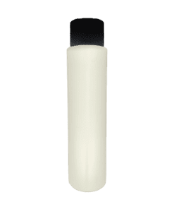 Frasco 500ml Branco Pérola com Tampa Alta Preta