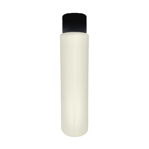 Frasco 500ml Branco Pérola com Tampa Alta Preta