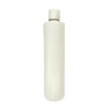 Frasco 500ml Branco Pérola com Tampa Branco Pérola e Filete Dourado