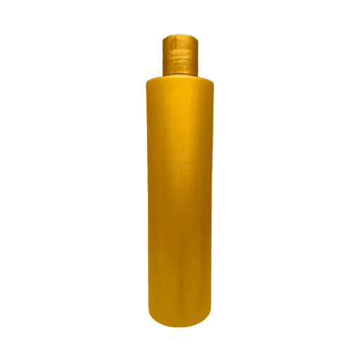 Frasco 500ml Dourado com Tampa Alta Natural