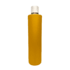 Frasco 500ml Dourado com Tampa Natural com Moeda e Filete Dourado