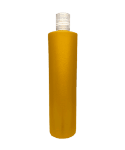 Frasco 500ml Dourado com Tampa Natural e Moeda Dourada