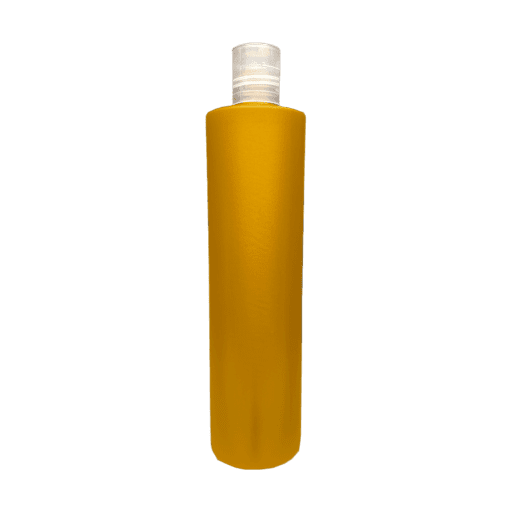 Frasco 500ml Dourado com Tampa Natural e Moeda Dourada