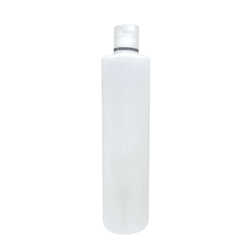 Frasco 500ml Natural com Tampa Natural e Filete Dourado