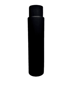 Frasco 500ml Preto com Tampa Alta Preta