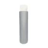 Frasco 500ml Prata com Tampa Alta Branca