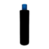 Frasco 500ml Preto com Tampa Hot Azul e Moeda Natural