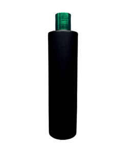 Frasco 500ml Preto com Tampa Hot Verde e Moeda Natural