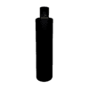 Frasco 500ml Preto com Tampa Preta e Dois Filetes Dourados