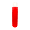 Frasco de 500ml vermelho com tampa alta branca