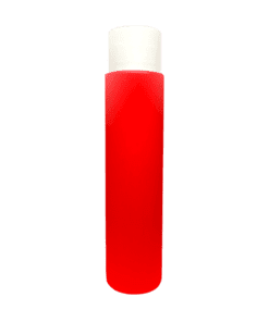 Frasco de 500ml vermelho com tampa alta branca