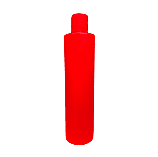 Frasco de 500ml vermelho com tampa vermelha