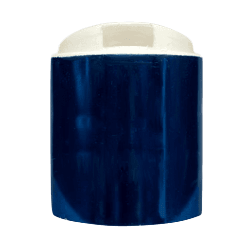 Tampas 28/410 - Caixa com 50 tampas - 9-Disk TopHot Azul com Moeda Branca