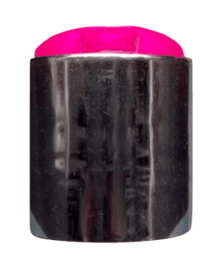 Tampas 28/410 - Caixa com 50 tampas - 16-Disk Top Hot Prata com Moeda Rosa