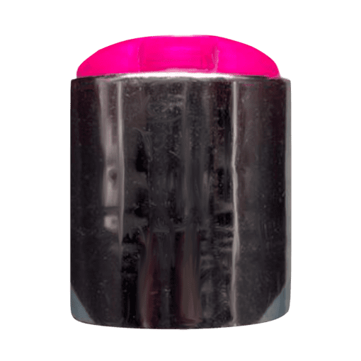 Tampas 28/410 - Caixa com 50 tampas - 16-Disk Top Hot Prata com Moeda Rosa