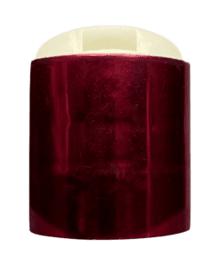 Tampas 28/410 - Caixa com 50 tampas - 21-Disk Top Hot Vermelho com Moeda Branco Pérola