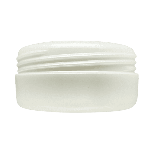 Pote de 150g Branco Pérola sem Tampa para Cosméticos